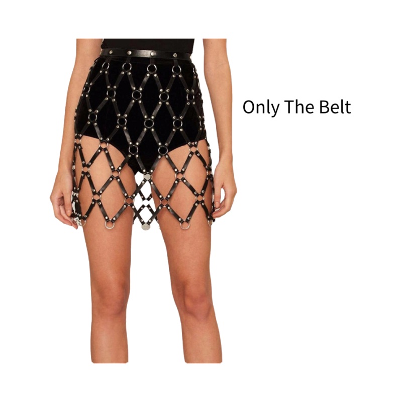 Compare women’s black (black) leather belt punk dress gothic harness rave stage performance costume products from over 25,000 stores