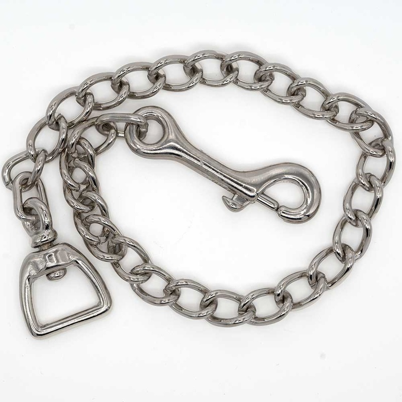 Nickel Plated Lead Chain w/1 Swivel