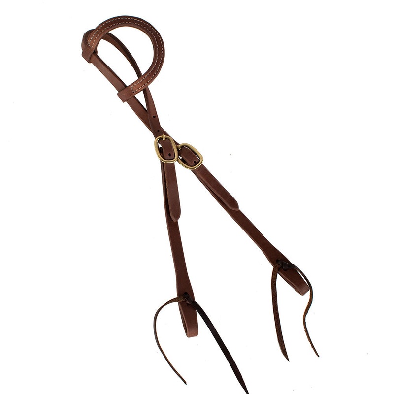 Teskey’s One Ear Headstall w/Double Brass Buckles