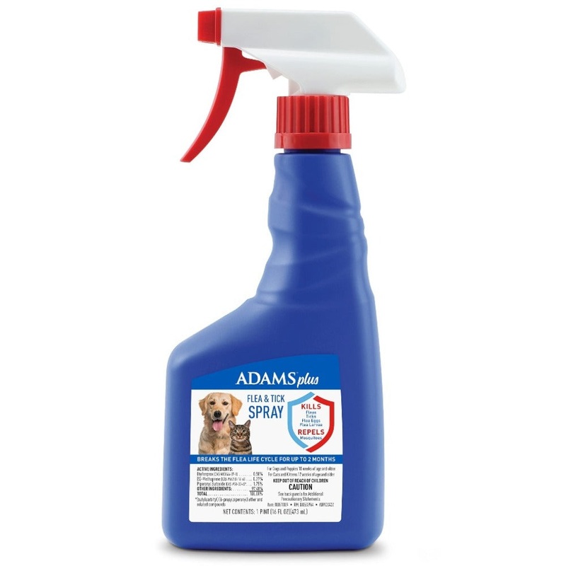 Adams Plus Flea & Tick Spray|16oz|32oz