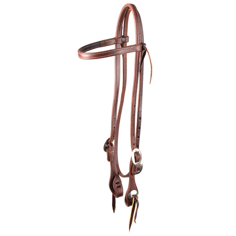 Teskey’s Slotted Concho Browband Headstall
