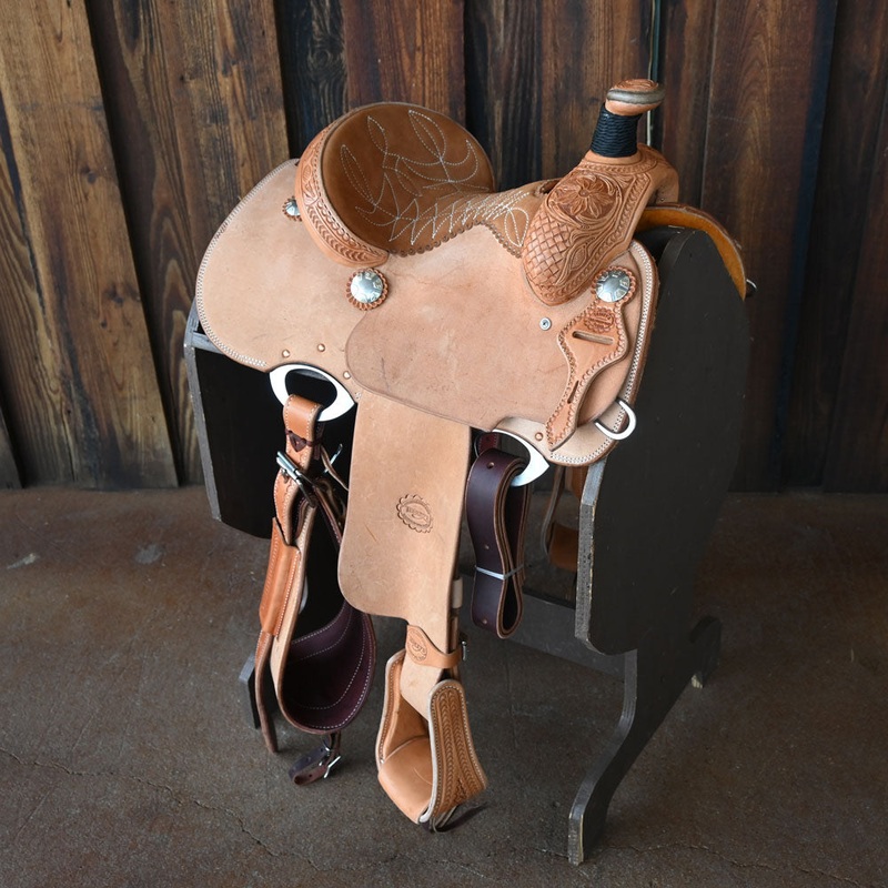 12 TESKEY’S YOUTH TEAM ROPING SADDLE