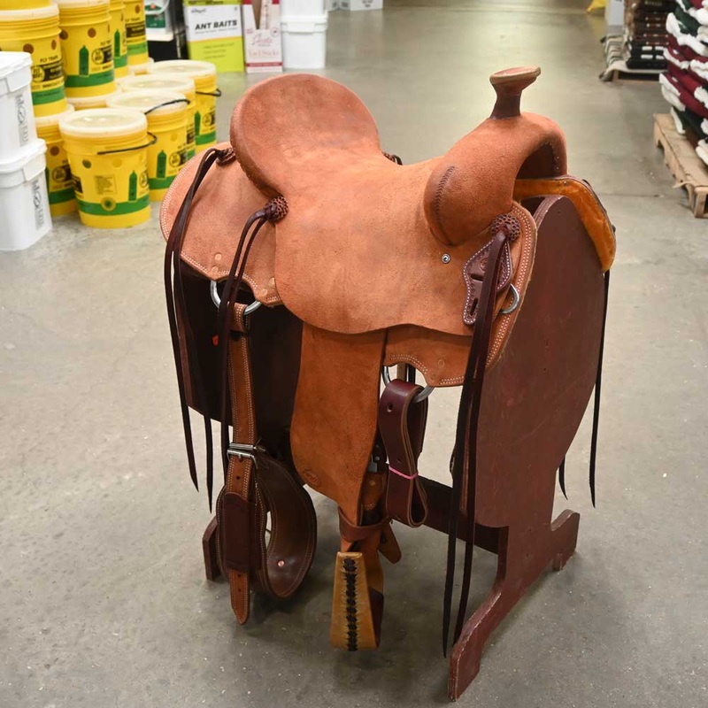 15.5 TESKEY’S STRIP DOWN RANCH SADDLE
