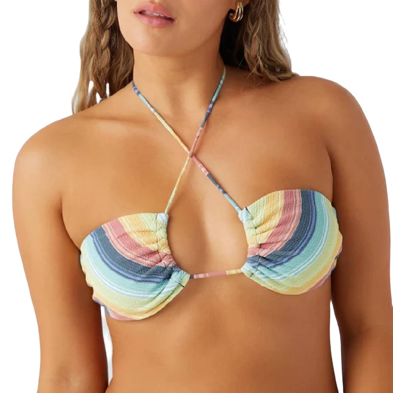O’Neill Women’s Beachbound Stripe Embry Bikini Top – FINAL SALE