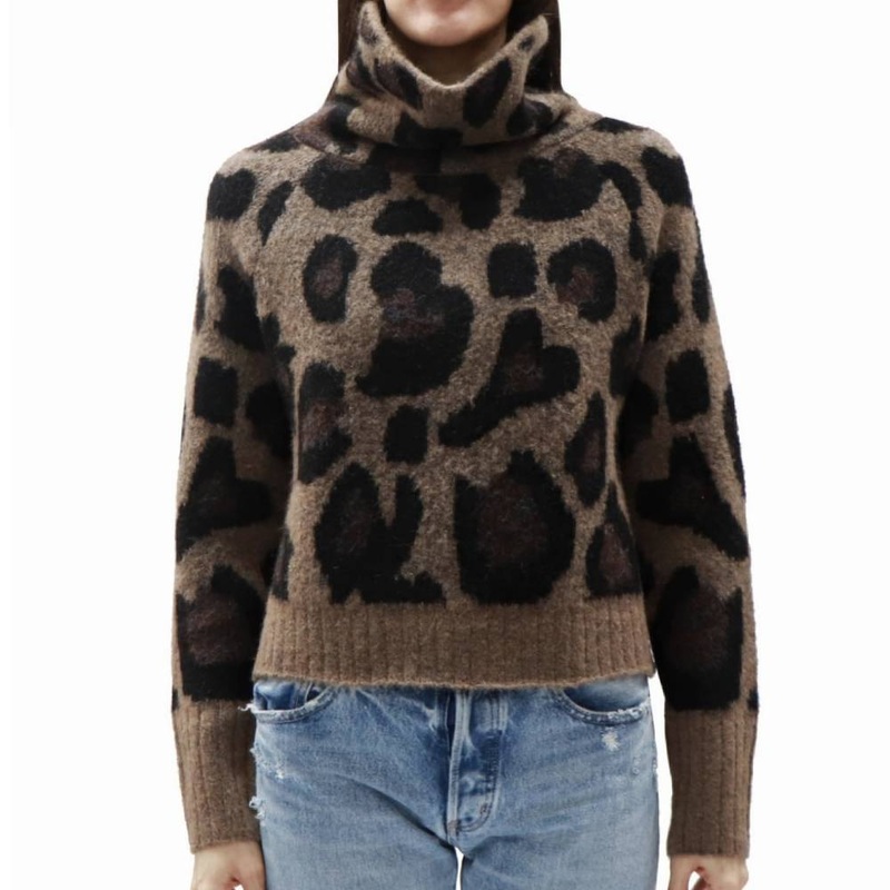 Leopard Bark Knit Sweater|XS|S|M|L