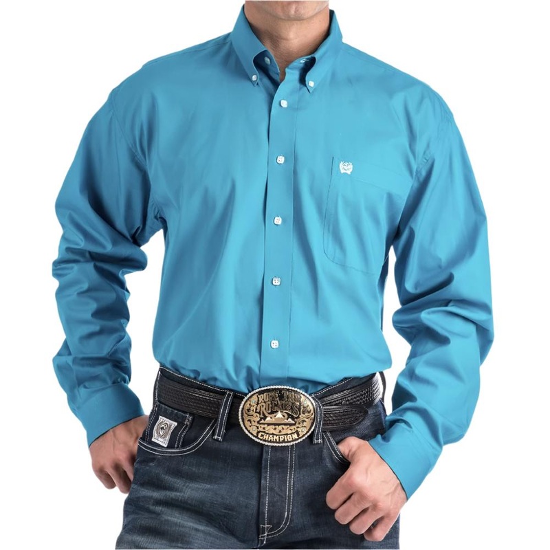 Cinch Men’s Solid Button Down Shirt
