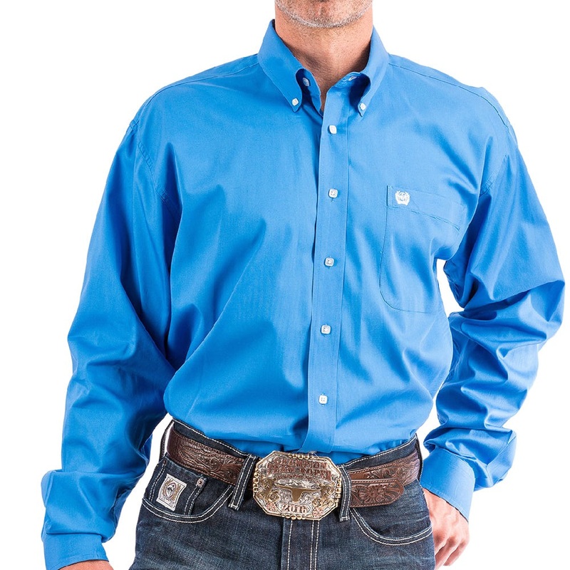 Cinch Men’s Solid Button Shirt