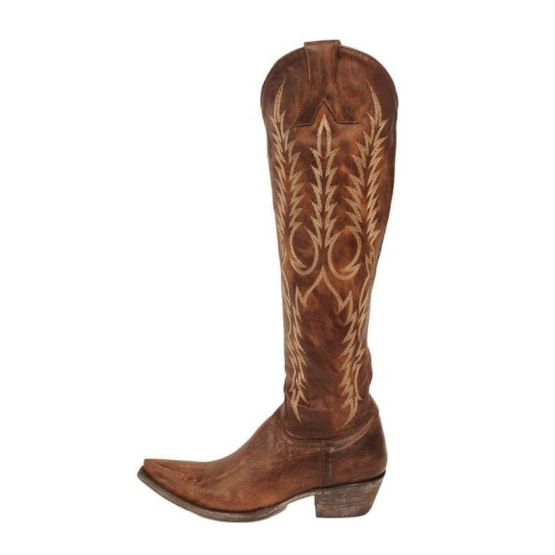 Old Gringo Mayra Vesuvio Brass Boot