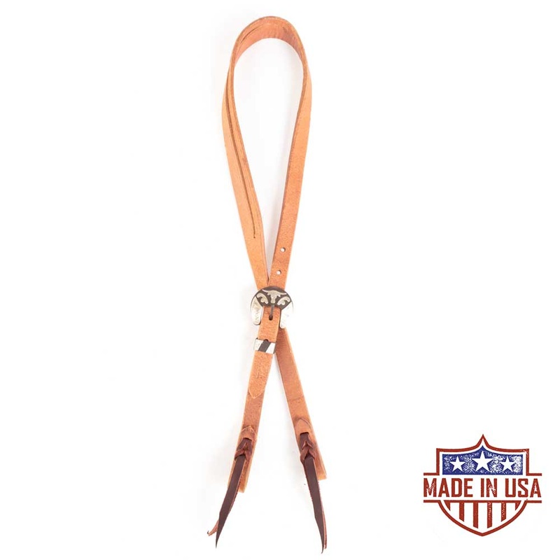 Teskey’s Roughout Split Ear Headstall w/Longhorn Buckle
