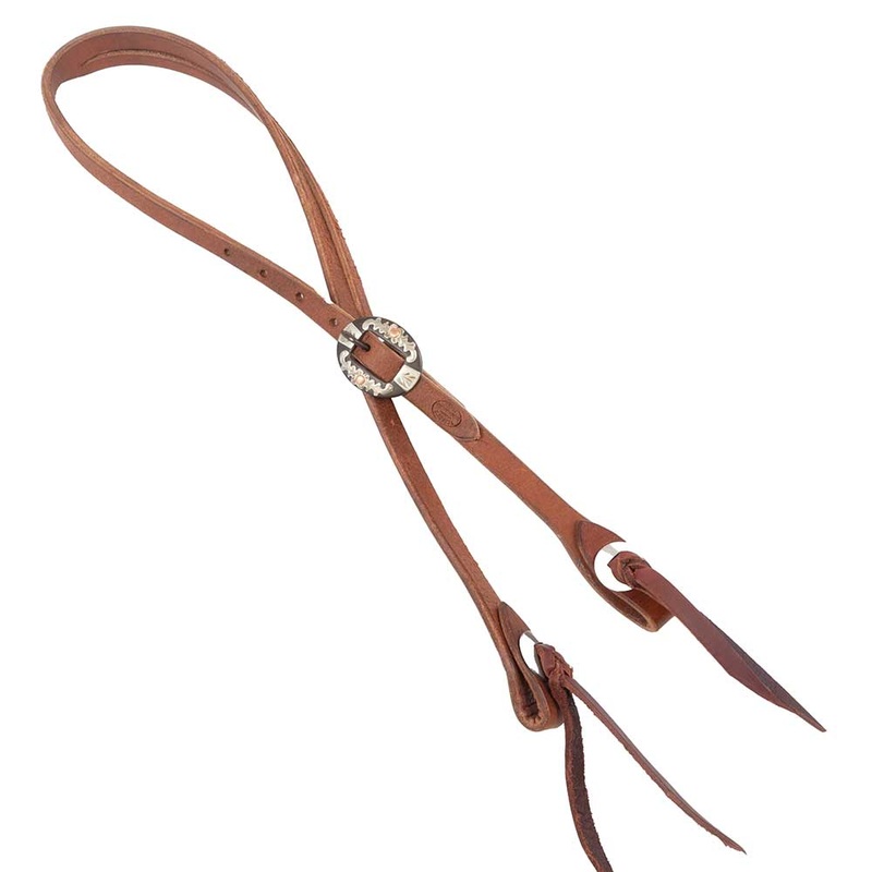 Teskey’s Roughout Split Ear Headstall w/Oval Buckle