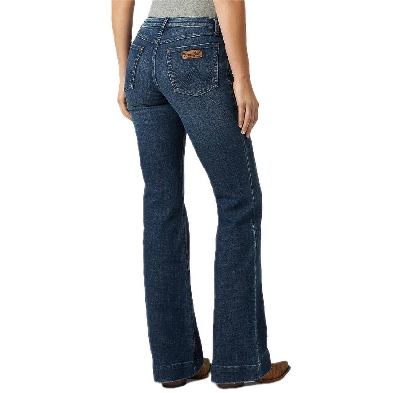 Wrangler Women’s Mid-Rise Wide Leg Trouser