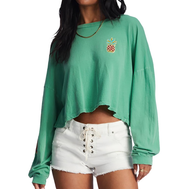 Billabong Women’s Beach Boyfriend Crop Top