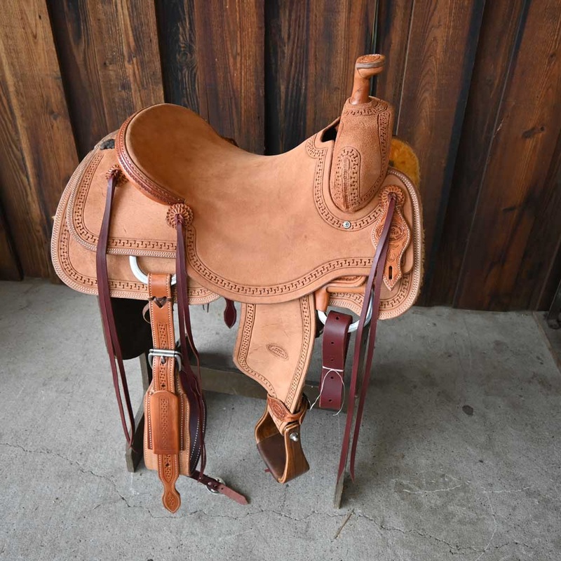 16.5 TESKEY’S PRO CUTTER RANCH CUTTER SADDLE