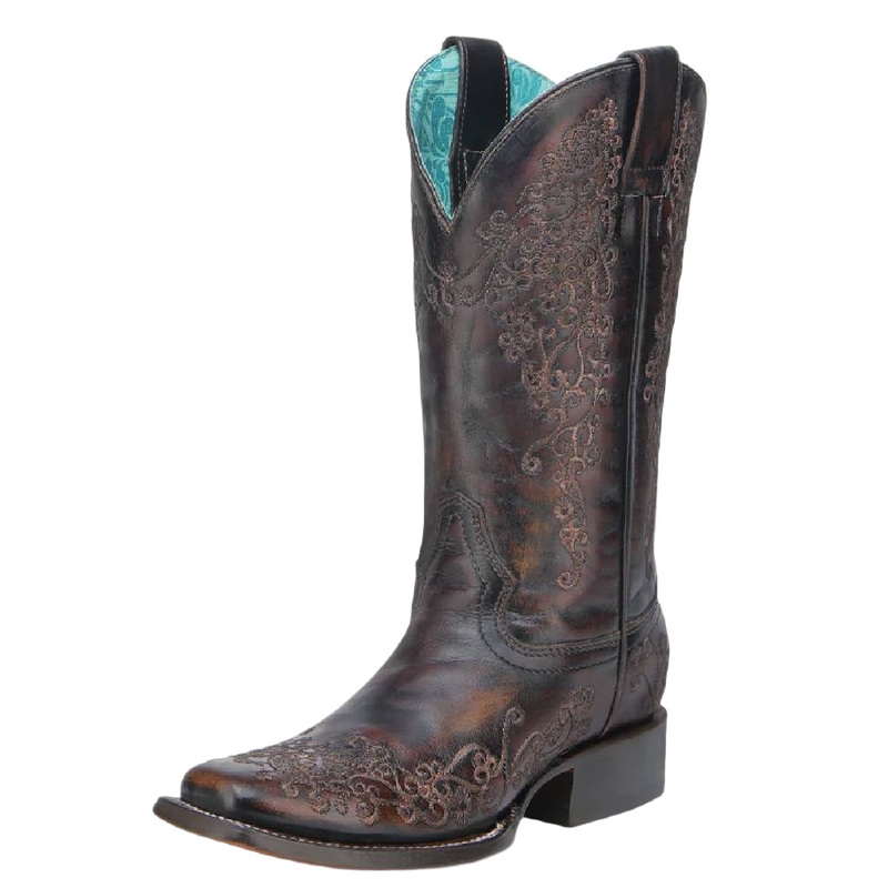 Corral Women’s Floral Embroidery Cowboy Boot