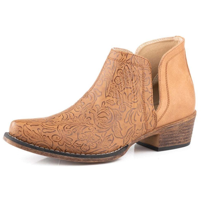 * Roper Faux Leather Ankle Boot – FINAL SALE