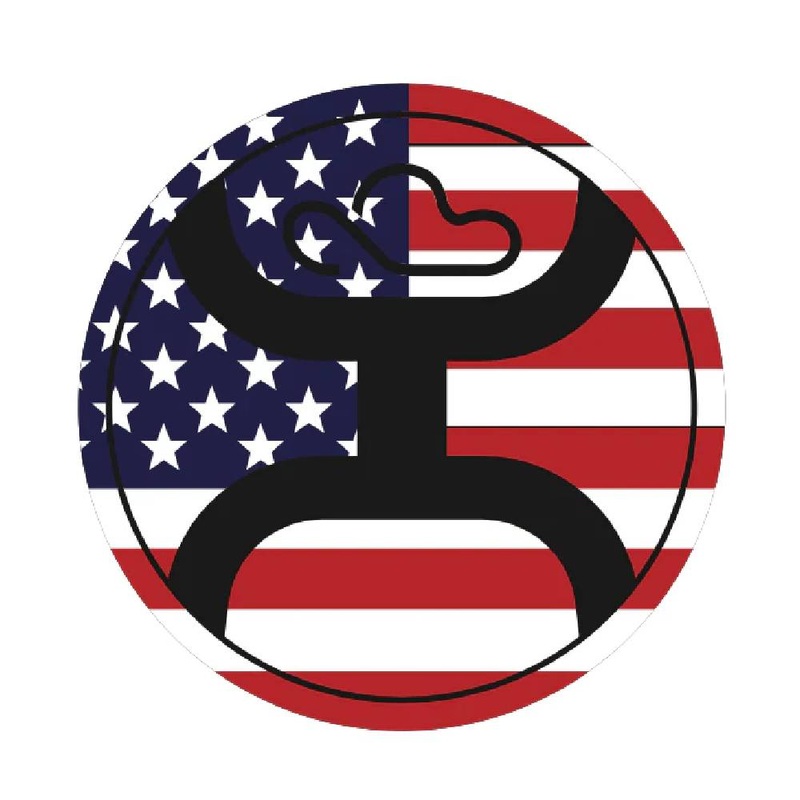 Hooey 2.0 Red, White, and Blue Sticker