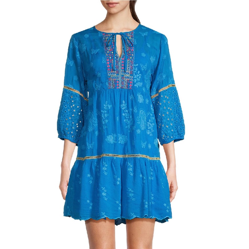 Johnny Was Meow Tunic Mykonos Dress