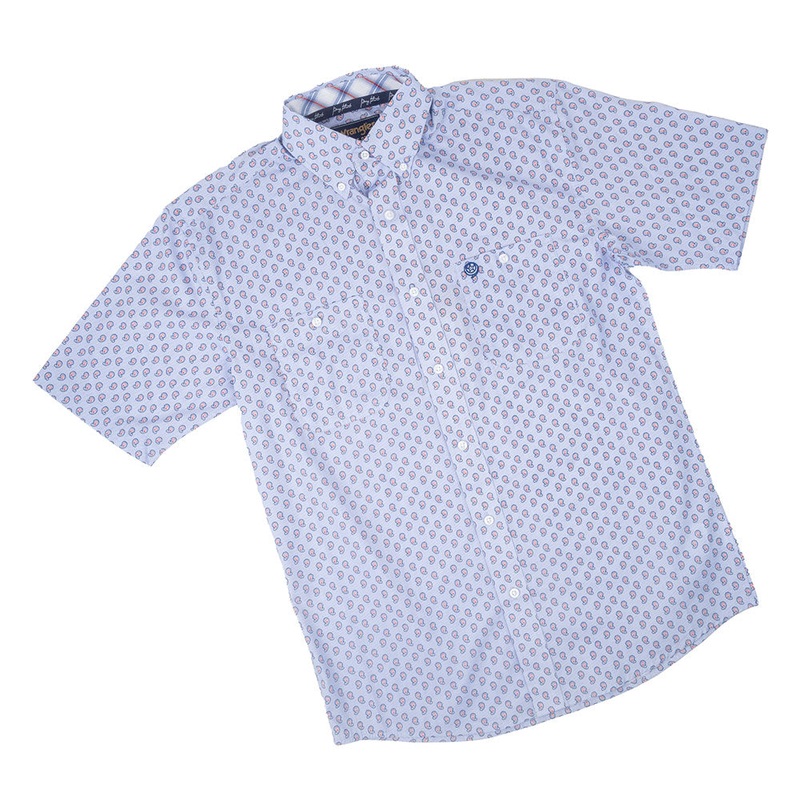 Wrangler Men’s George Strait Paisley Print Shirt
