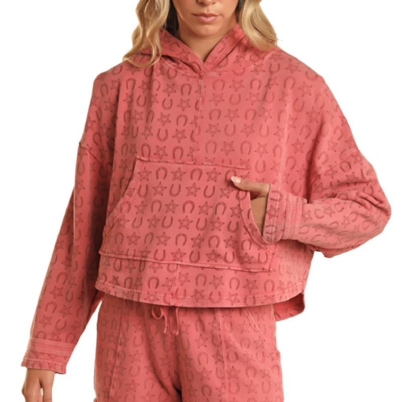 Rock & Roll Denim Women’s Horse Shoe Hoodie