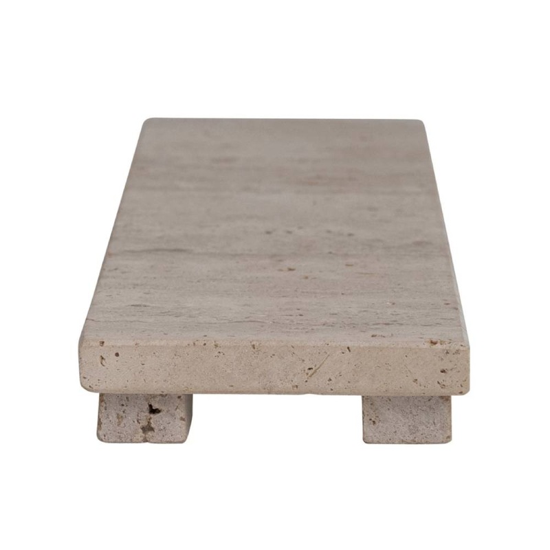 Travertine Footed Serving Board