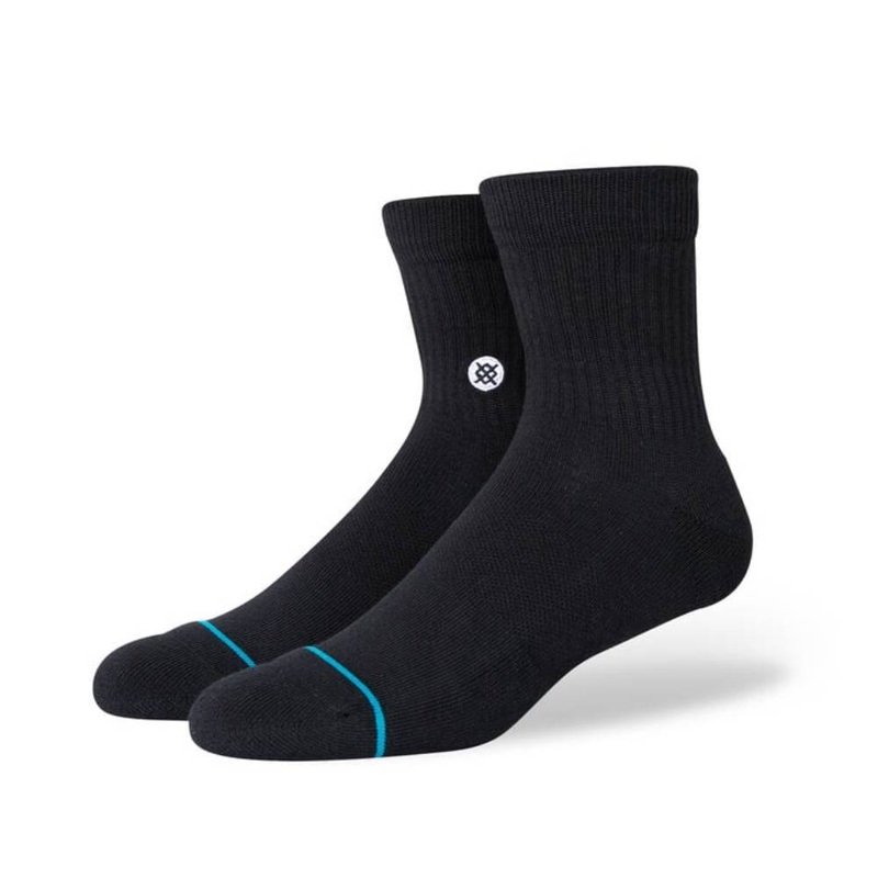 Stance Men’s Icon Quarter Socks – Black