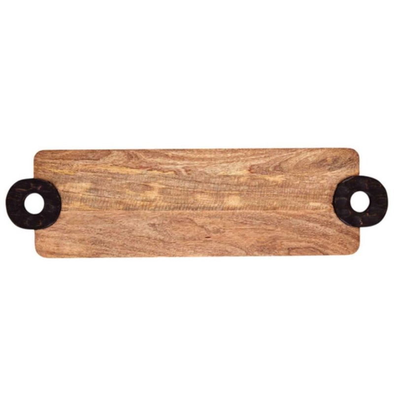 Mud Pie Large Two Tone Handle Board