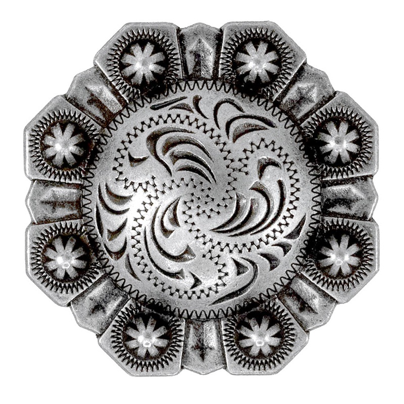 Antique Berry Concho|Chicago Screw|Wood Screw