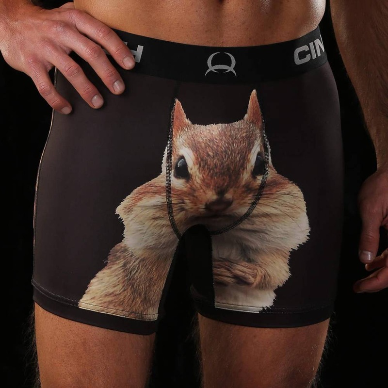 Cinch Men’s 6 Squirrel Boxer Brief