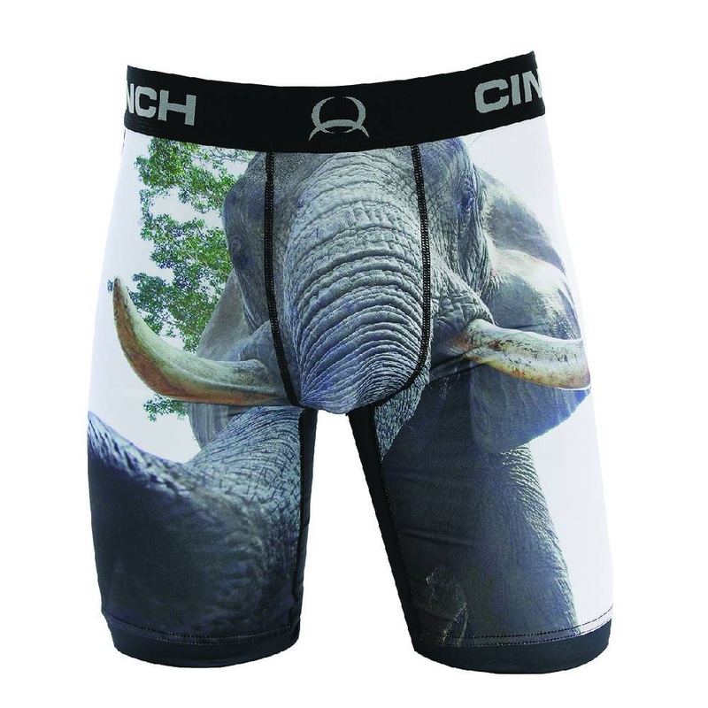 Cinch Men’s 9 Elephant Boxer Brief