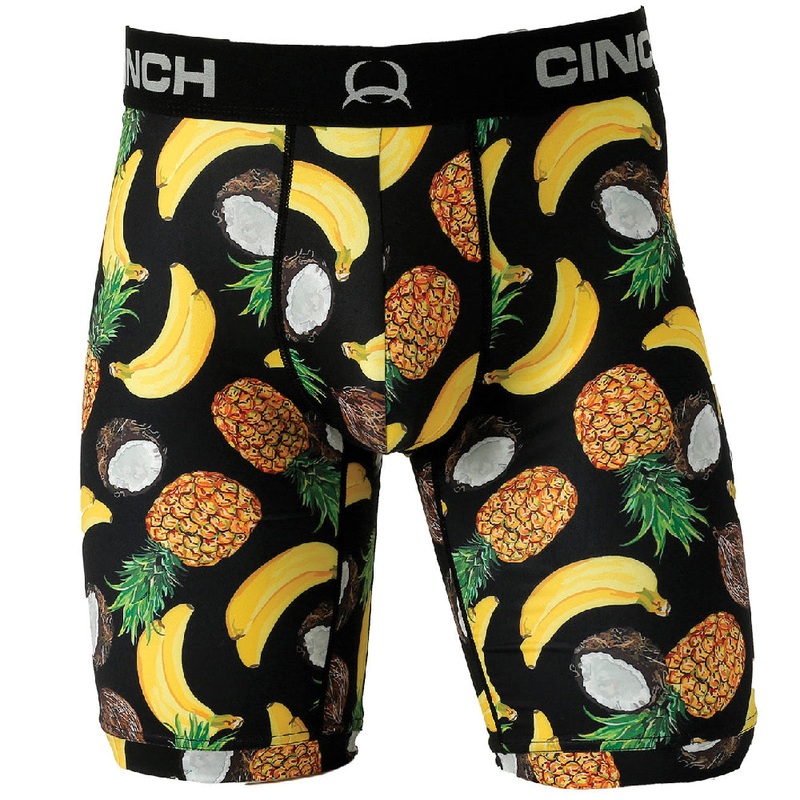Cinch Men’s  9 Pineapple Boxer Brief