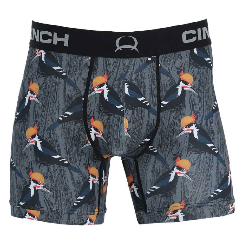 Cinch Men’s Woodpecker 6 Boxer Brief