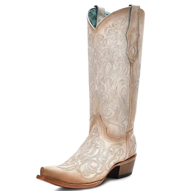 * Corral Crackled Luminescent Embroidered Boot – FINAL SALE