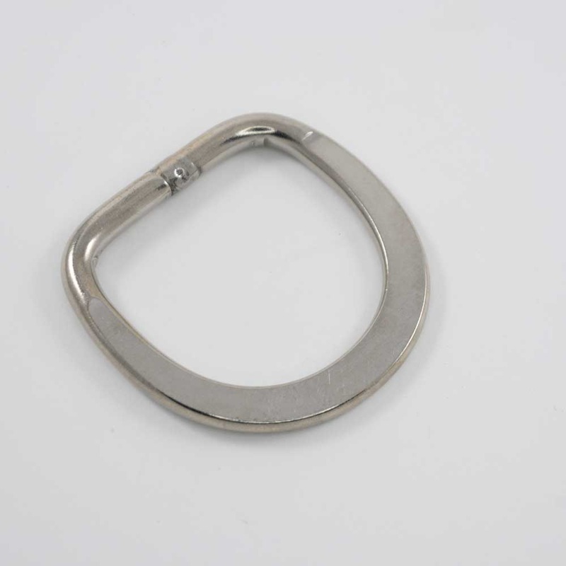 Welded Flat Dee Ring|1″ x 1″|1 1/4″|1 1/2″|1 3/4″