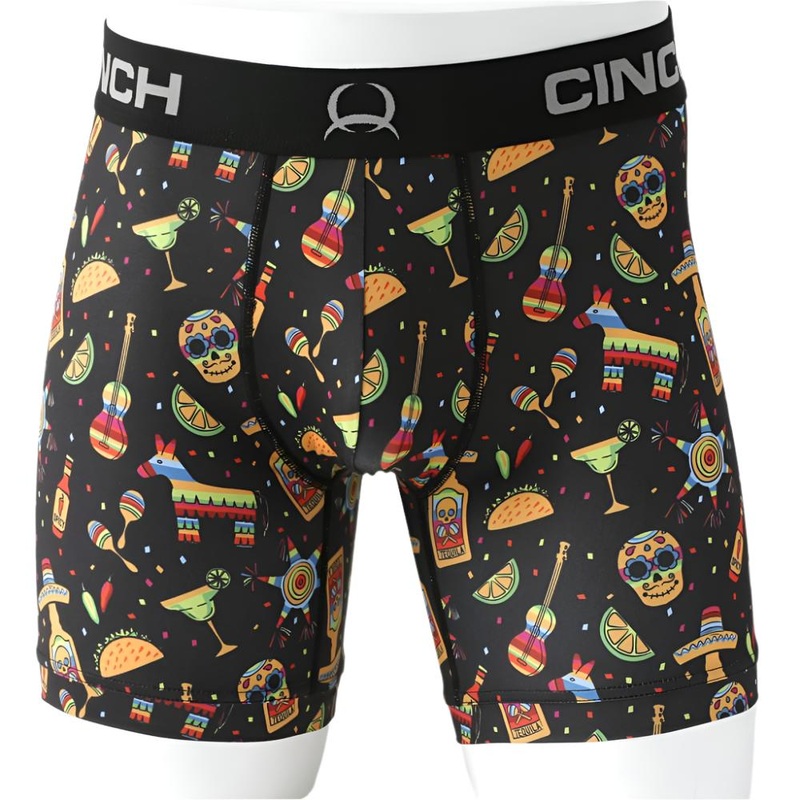Cinch Men’s  6 Fiesta Boxer Brief