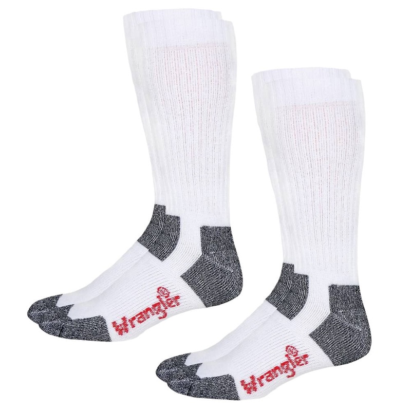 Wrangler Men’s Riggs Workwear Steel Toe Boot Sock – 2 Pack