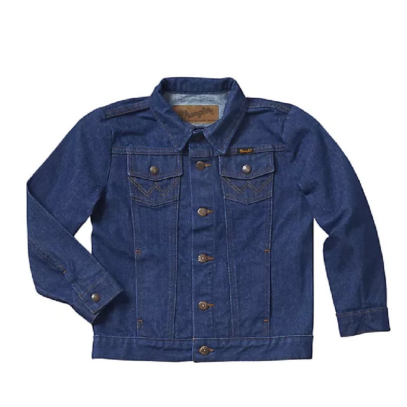 Wrangler Boys’ Cowboy Cut Unlined Denim Jacket