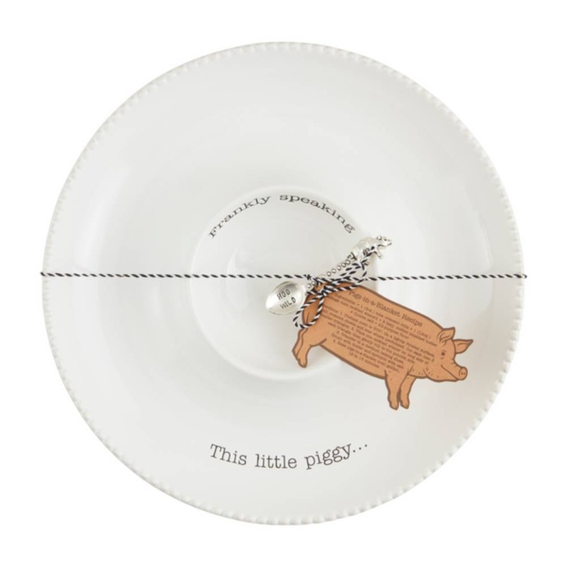 Mud Pie Pig In A Blanket Platter – FINAL SALE