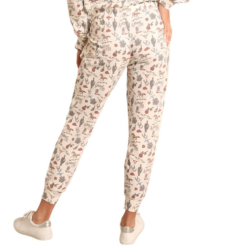 Rock & Roll Denim Women’s Western Print Joggers