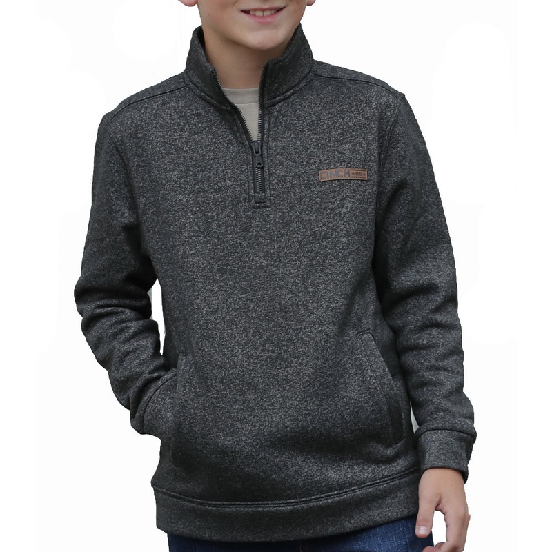 * Cinch Boy’s Solid Half Zip Pullover – FINAL SALE
