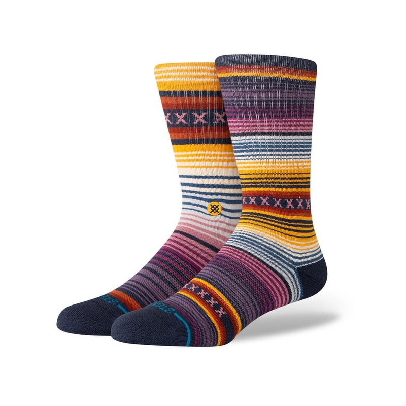 Stance Men’s Curren Crew Socks – Grape