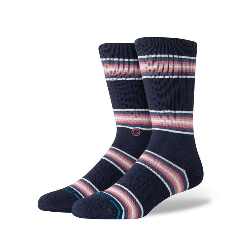 Stance Men’s Hill Top Crew Socks – Navy