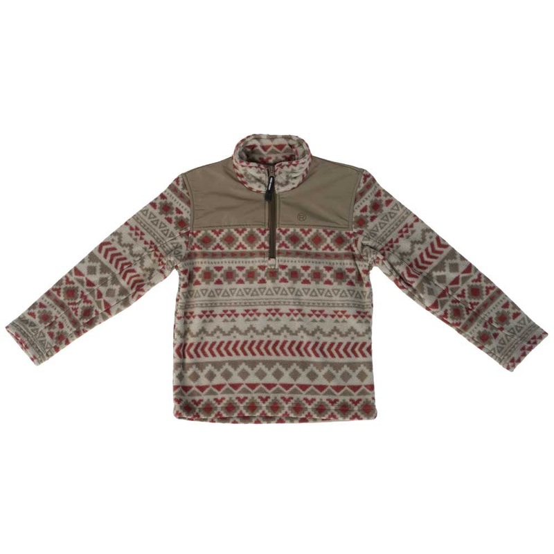 Roper Boy’s Aztec Fleece Pullover