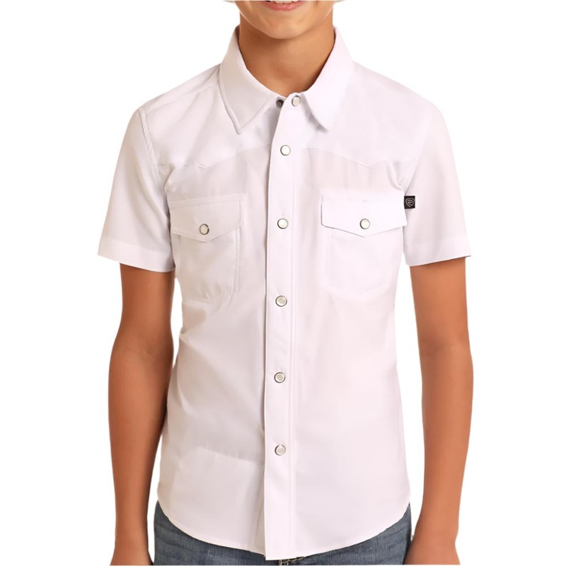 Rock & Roll Denim Boy’s Tek Western Shirt
