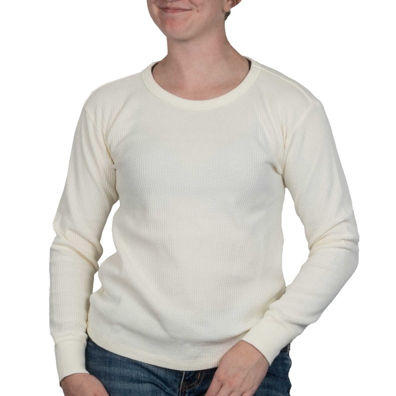 Flag & Anthem Women’s Fayston Waffle Crew Top – Ecru