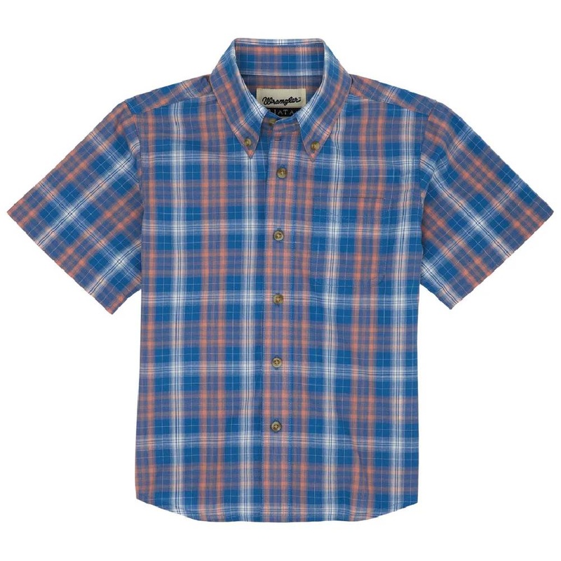 Wrangler Boy’s Riata Plaid Shirt