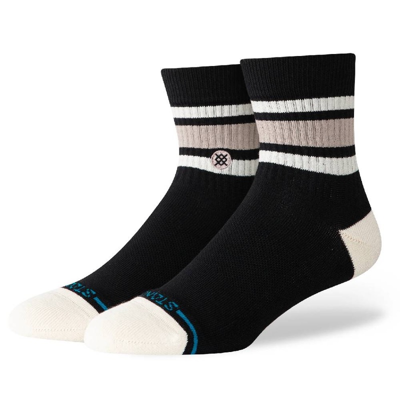 Stance Men’s Quarter Crew Socks – String Grey