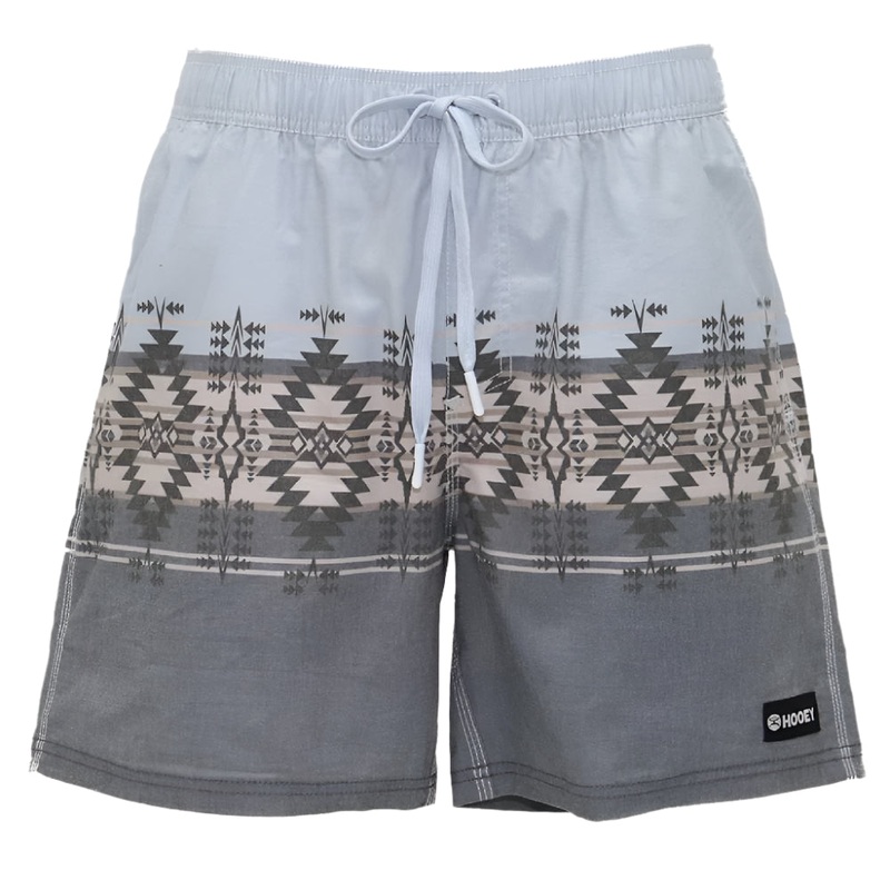 Hooey Men’s Big Wake Blue Aztec Boardshort – FINAL SALE