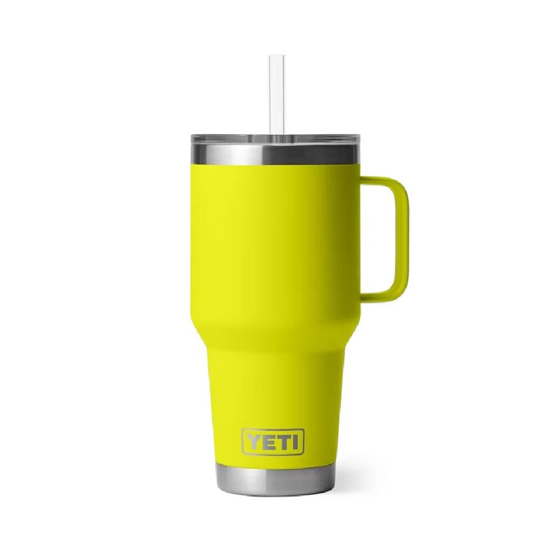 Yeti Rambler 35oz Straw Mug – Firefly Yellow