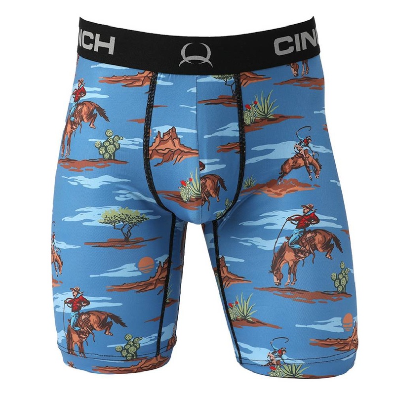Cinch Men’s 9 Buckaroo Boxer Brief