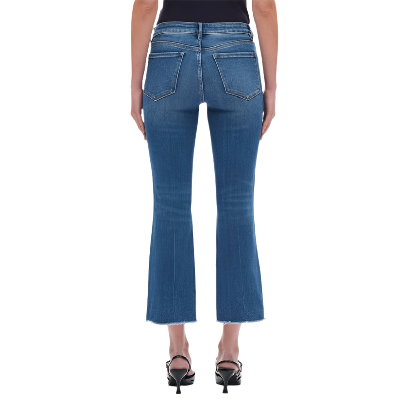 * Bayeas Mid Rise Cropped Boot Cut Jeans – FINAL SALE